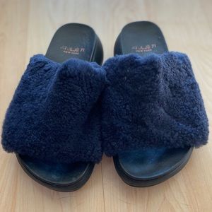 Free People Atelje 71 Cajas Navy Sandals. 6